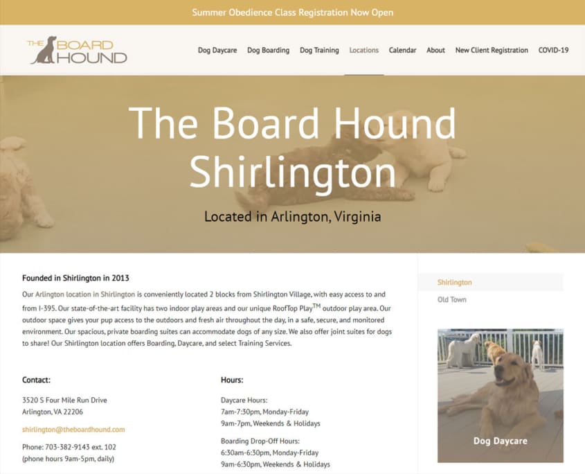 The Board Hound Website - Shirlington
